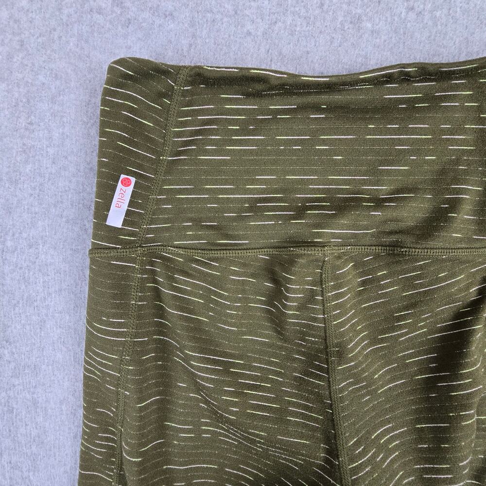 Zella Leggings Womens Size Small Olive Green - Picture 6 of 12